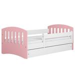 Kinderbed Classic I Roze - 80 x 180 cm - Met lattenbodem