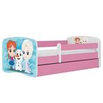 Kinderbett Babydreams Frozen Pink - 80 x 160cm - Mit Lattenrost & Matratze
