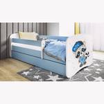 Lettino Babydreams Orsetto lavatore Celeste chiaro - 80 x 160cm - Con rete a doghe