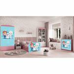 Lit enfant Babydreams Frozen Rose foncé - 70 x 140cm - Avec sommier à lattes