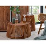 Beistelltisch Perira I Rattan / Teak massiv - Rattan / Teakholz