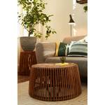 Beistelltisch Perira I Rattan / Teak massiv - Rattan / Teakholz