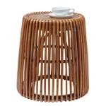 Beistelltisch Perira I Rattan / Teak massiv - Rattan / Teakholz