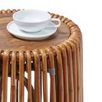 Tavolino Perira I Rattan / Teak massello - Rattan / Legno di teak