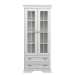 Vitrine Summerbrook Imitation chêne blanc