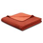 Plaid Doubleface textielmix - Rood /Oranje