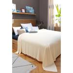 Tagesdecke Ruffle Baumwolle / Viskose - Creme