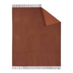 Plaid Cashmere I wol/kasjmier - Terracotta - 130 x 170 cm