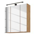 Badkamerset Swinton II (3-delig) incl. verlichting - Wotan eikenhouten look - Breedte: 90 cm