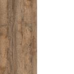 Wandplank Shipley hoogglans wit/eikenhouten look