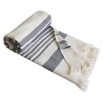 Serviette de sauna Boho Éponge - Beige / Gris