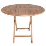 Table de jardin pliante Oviedo II Teck - Marron