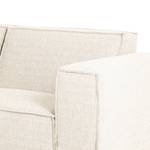 Divano angolare Pernu I Tessuto Costa: bianco - Longchair preimpostata a sinistra