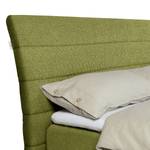 Boxspringbett Soft Lines Box Stoff TBO: 323 soft olive - 100 x 200cm - H3