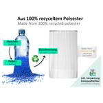 Recycling-Duschvorhang Weltkarte Polyester - Mehrfarbig - 180 x 180 cm