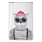 Katze Recycling-Duschvorhang Hipster