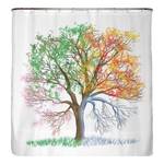 Tenda sostenibile per doccia albero Poliestere - Multicolore
