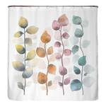 Tenda doccia sostenibile piante colorate Poliestere - Multicolore - 180 x 200 cm