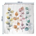 Gerecycleerd douchegordijn Bont Bladeren polyester - meerdere kleuren - 180 x 200 cm