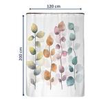 Rideau de douche PS recyclé Feuilles II Polyester - Multicolore - 120 x 200 cm