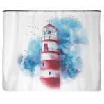 Rideau de douche PS recyclé Phare Polyester - Multicolore - 240 x 200 cm