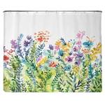 Gerecycleerd douchegordijn Bont Bloemen polyester - meerdere kleuren - 240 x 200 cm