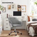 Chaise de bureau Roydale Tissu / Acier - Gris / Chrome - Gris