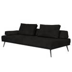 Chaise longue Mid East Microvezel Panja: Zwart