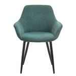 Chaises à accoudoirs Morgedal (lot de 2) Vert turquoise