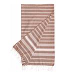 Serviette de sauna SURFSIDE Coton - Rouge pastel