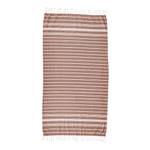 Serviette de sauna SURFSIDE Coton - Rouge pastel