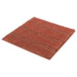 Tapis de bain Monrovia Tissu - Terre cuite - 60 x 60 cm