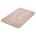 Tapis de bain Face Tissu - Perle - 120 x 70 cm