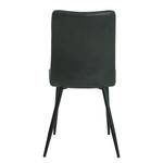 Chaises capitonnées Plemy (lot de 2) Anthracite