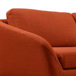 Sofa Rhoads (2,5-Sitzer) Strukturstoff Bermal: Ziegelrot