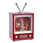Dekoobjekt SANTA TV Plastik - Rot
