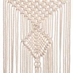 Stuhldekoration MACRAME Baumwolle - Creme