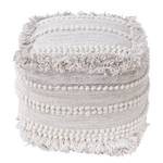 Pouf BOHO LOUNGE Cotone - Crema