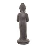 Dekofigur BUDDHA III Magnesia - Grau