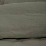 Parure de lit Chambray Tammy Coton - Marron clair - 200 x 200 cm + 2 oreillers 80 x 80 cm