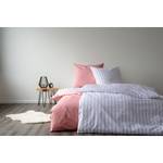 Parure de lit réversible Odisha Coton - Rouge - 135 x 200 cm + oreiller 80 x 80 cm