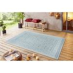 In- & outdoorvloerkleed Cuadrado polypropeen - Turquoise - 140 x 200 cm