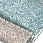 In- & outdoorvloerkleed Cuadrado polypropeen - Turquoise - 140 x 200 cm