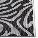 Tapis intérieur / extérieur Cebra Polypropylène - Noir - 160 x 230 cm