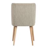 Gestoffeerde stoel Belino (set van 2) Saharakleurig