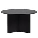 Table Romang Pin massif - Noir