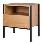 Table de chevet Songea II Beige - Bois manufacturé - 50 x 55 x 42 cm