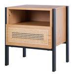 Table de chevet Songea I Beige - Bois manufacturé - 50 x 55 x 42 cm