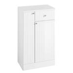 Meuble bas Quickset 955 Blanc brillant - Largeur : 50 cm