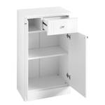 Lage kast Quickset 955 hoogglans wit - Breedte: 50 cm